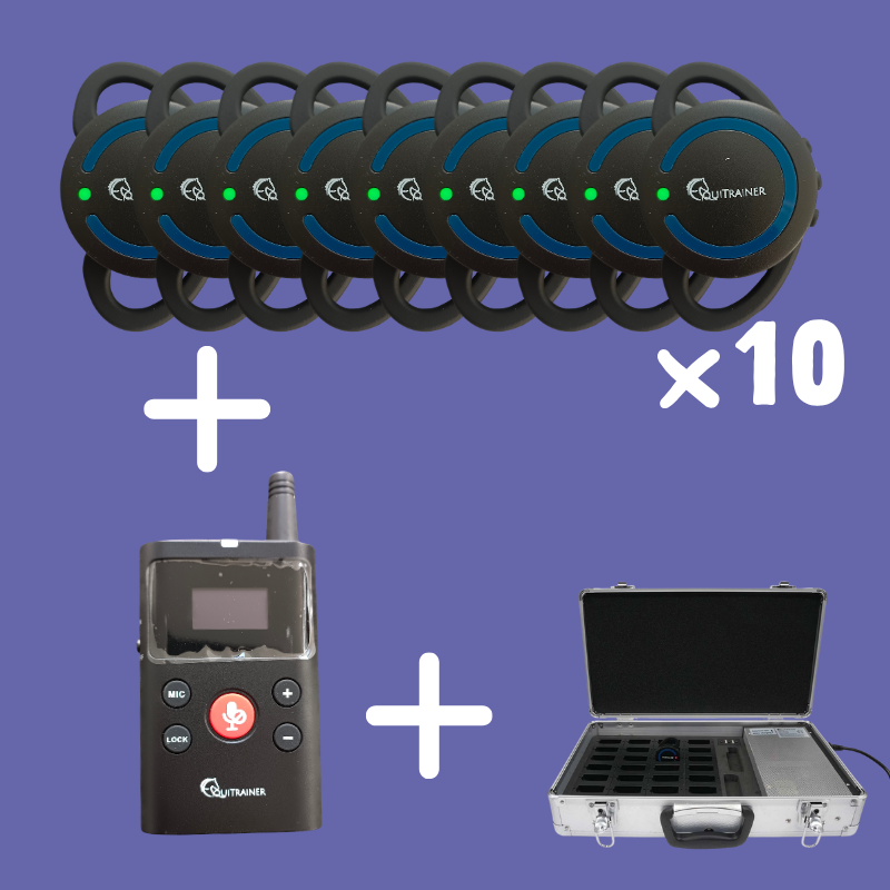 1 Coach + 10 oreillettes + valise de chargement