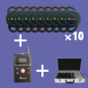 1 Coach + 10 oreillettes + valise de chargement